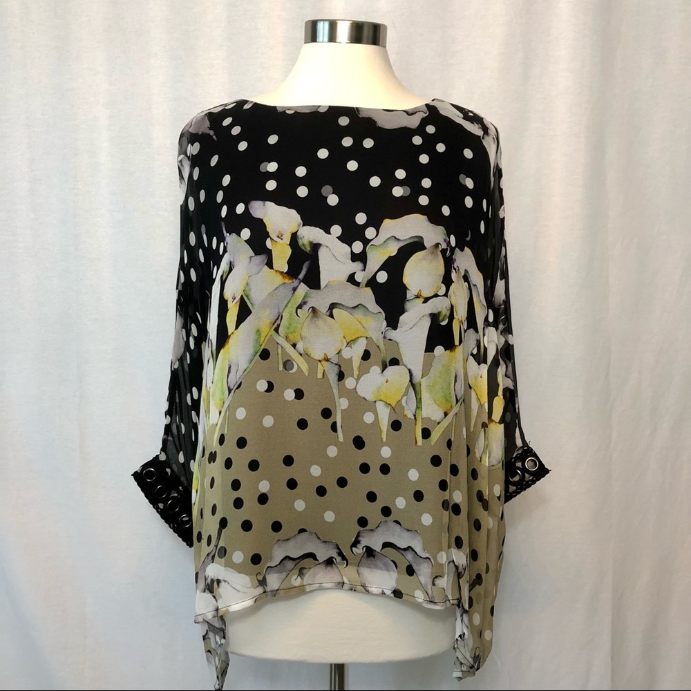 Alberto Makali Silk Oversized Blouse